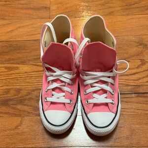 Pink High-Top converse Sneakers